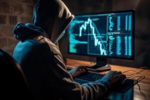hooded hacke…ter with graph data screen 1407614 2002