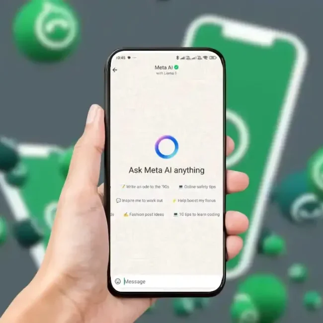 WhatsApp Meta AI icon